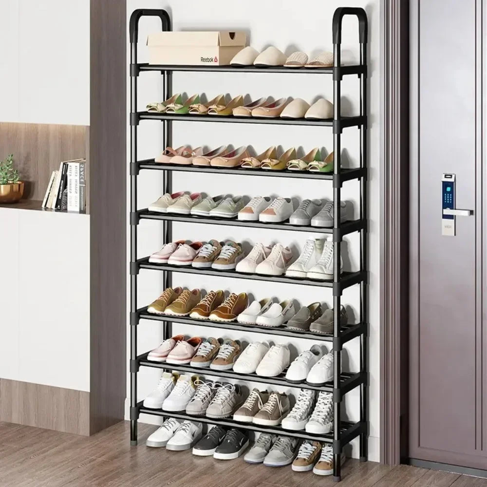 Multipurpose shoe shelf, saves space in the living room or bedroom.