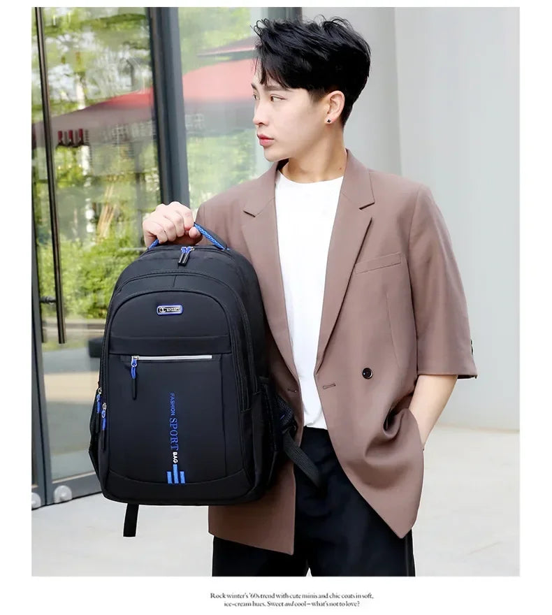 Urban Shield: Smart Waterproof Backpack for Business and Casual Travels