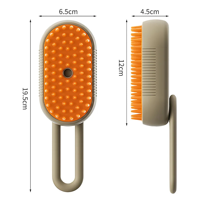 FurEase Electric Comb: 3-in-1 Grooming, Massaging, and Cleaning Device