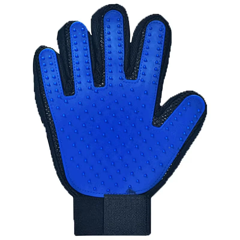 Pet Grooming Gloves 2-Pack – Gentle Hair Removal & Soothing Massage for Dogs & Cats