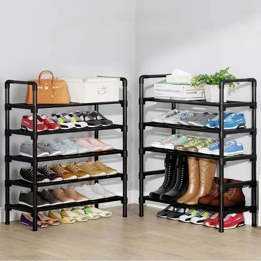 Multipurpose shoe shelf, saves space in the living room or bedroom.