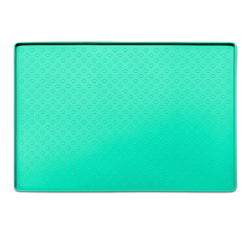 PawGuard Silicone Feeding Mat: Waterproof Pet Bowl Pad