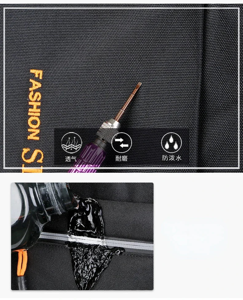 Urban Shield: Smart Waterproof Backpack for Business and Casual Travels