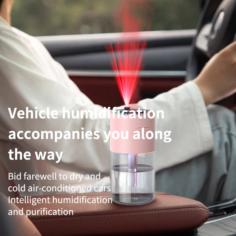AirGlow Rotating Humidifier with LED Ambience & USB Port