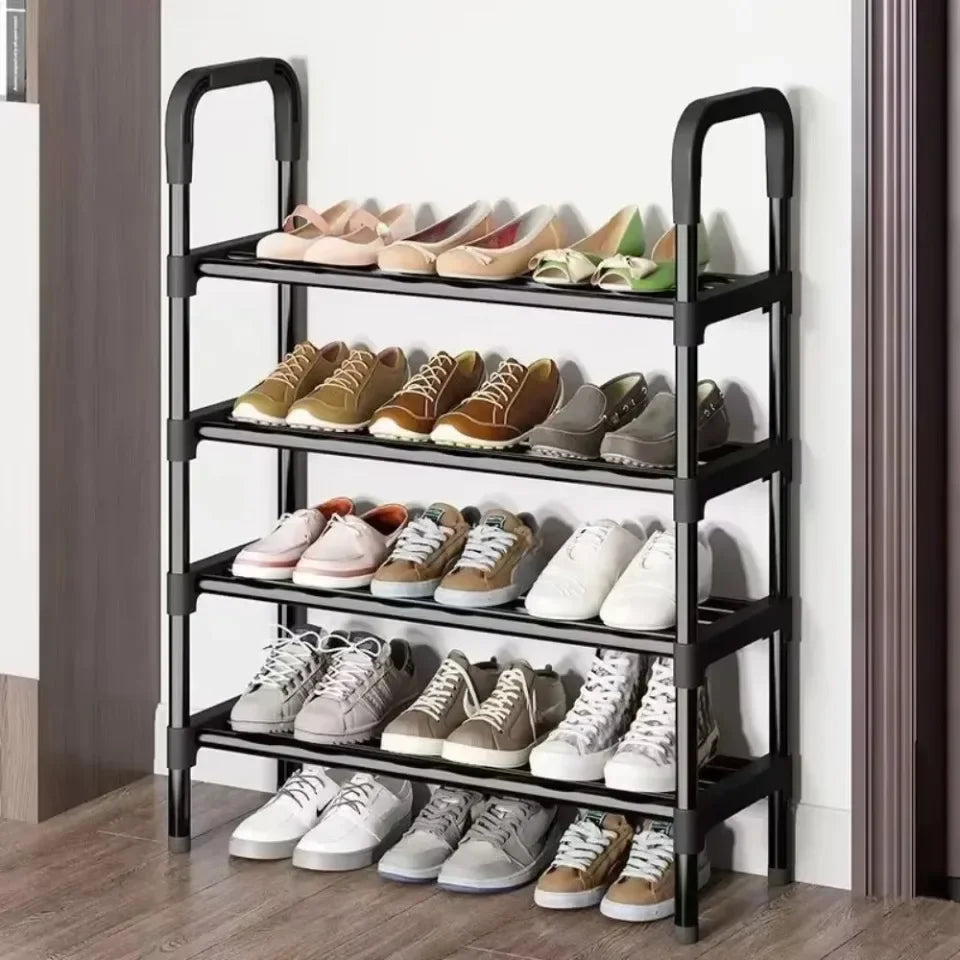 Multipurpose shoe shelf, saves space in the living room or bedroom.