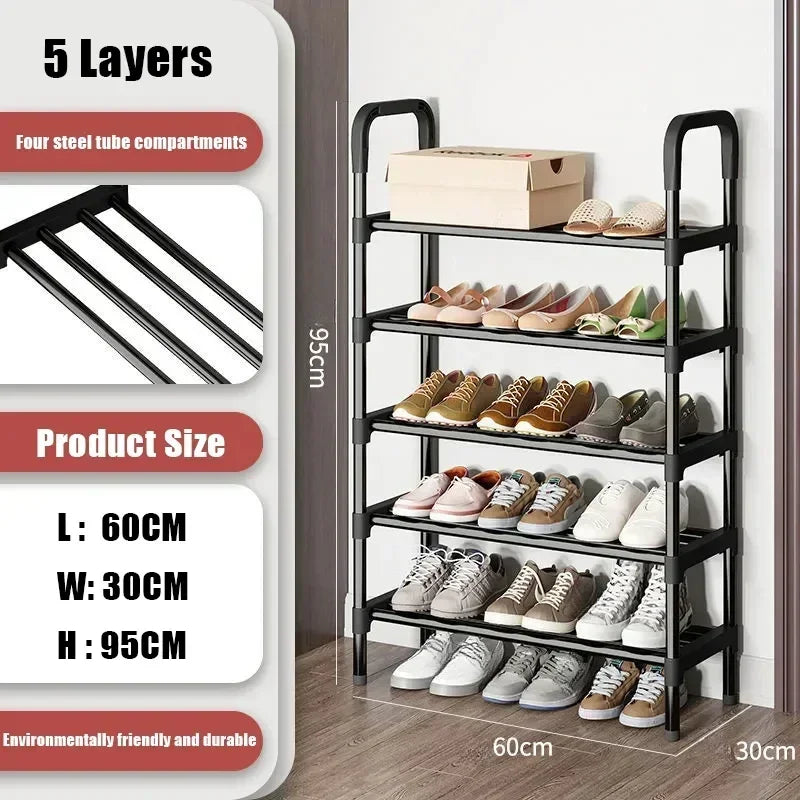 Multipurpose shoe shelf, saves space in the living room or bedroom.