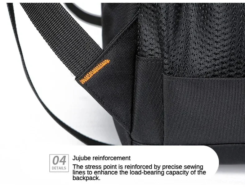 Urban Shield: Smart Waterproof Backpack for Business and Casual Travels