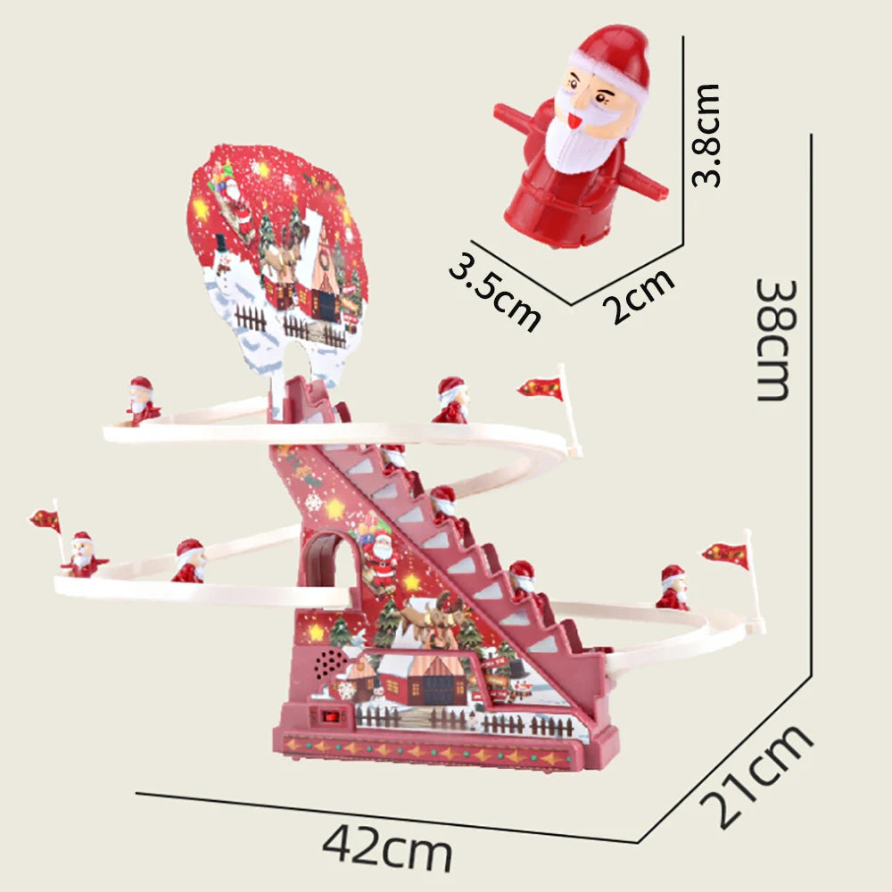 Festive Ascender: Electric Santa Claus Doll with Music and Climbing Action for Holiday Cheer
