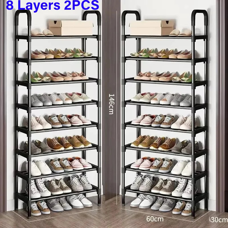 Multipurpose shoe shelf, saves space in the living room or bedroom.