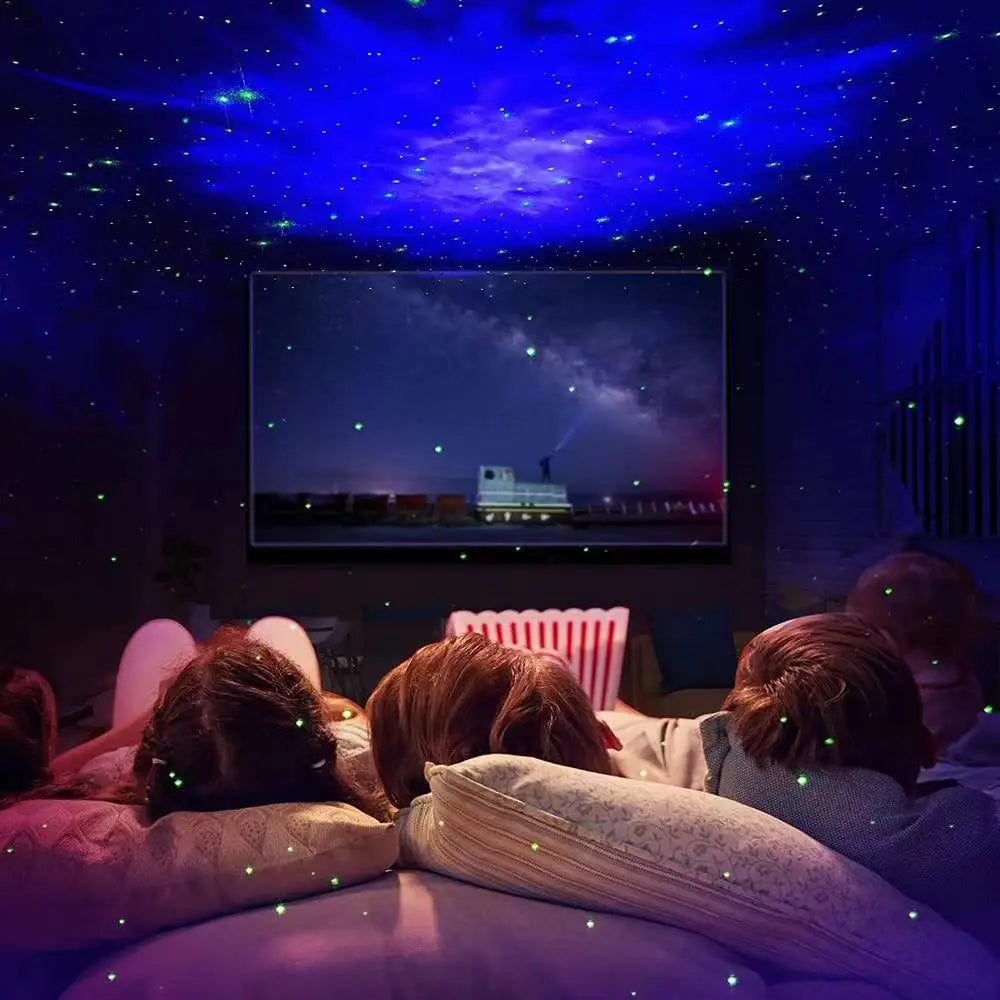 GalacticDream: Rocket Astronaut Starry Sky Projector Lamp