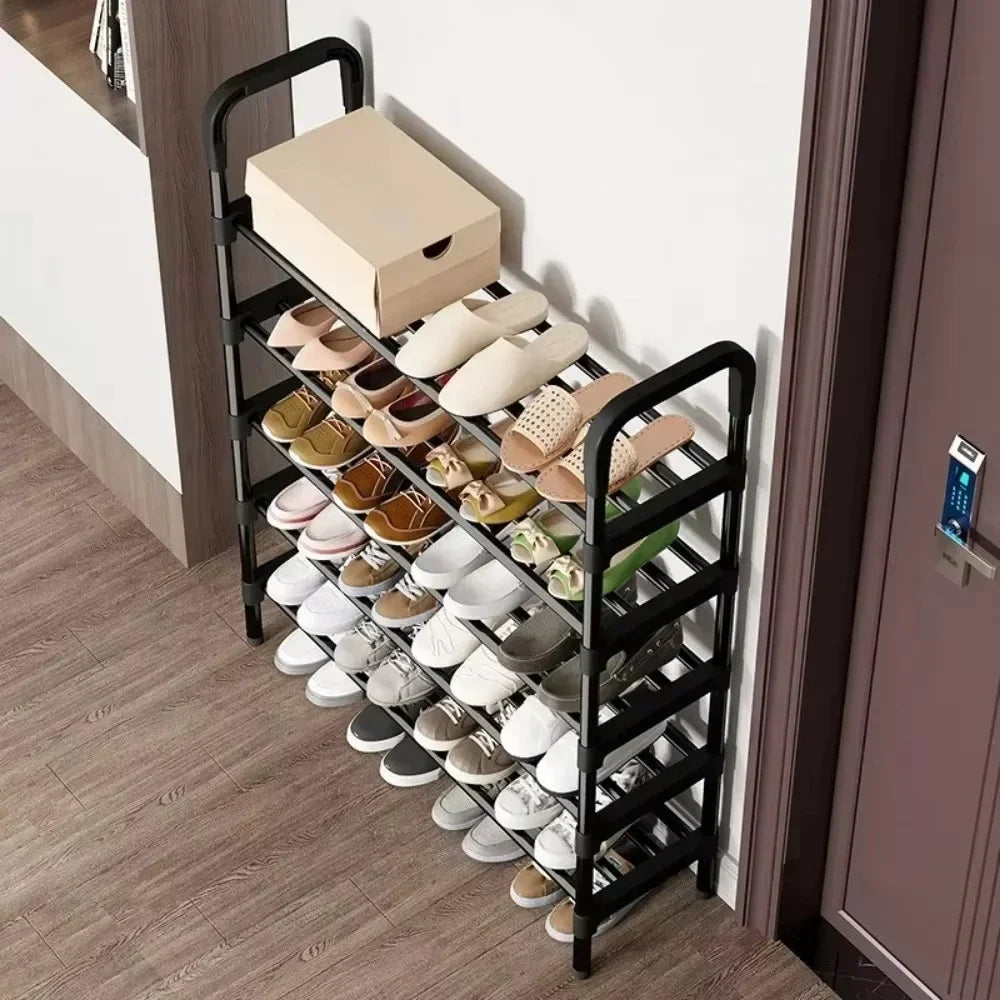 Multipurpose shoe shelf, saves space in the living room or bedroom.