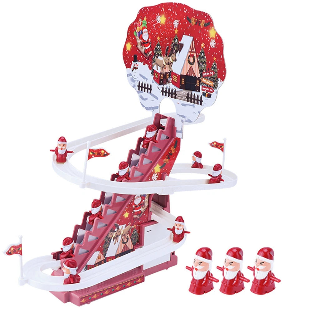 Festive Ascender: Electric Santa Claus Doll with Music and Climbing Action for Holiday Cheer
