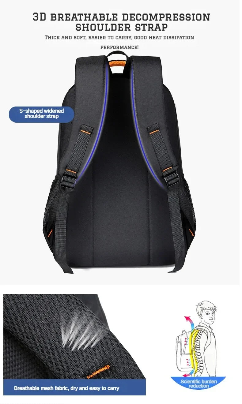 Urban Shield: Smart Waterproof Backpack for Business and Casual Travels
