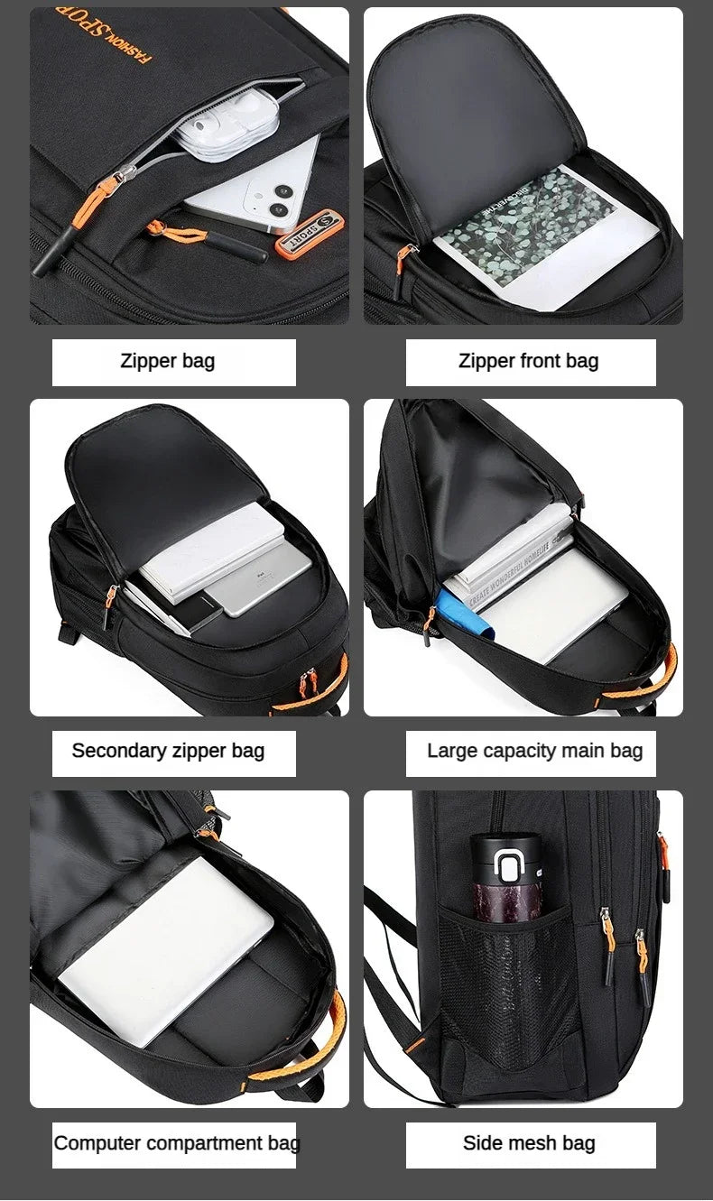 Urban Shield: Smart Waterproof Backpack for Business and Casual Travels