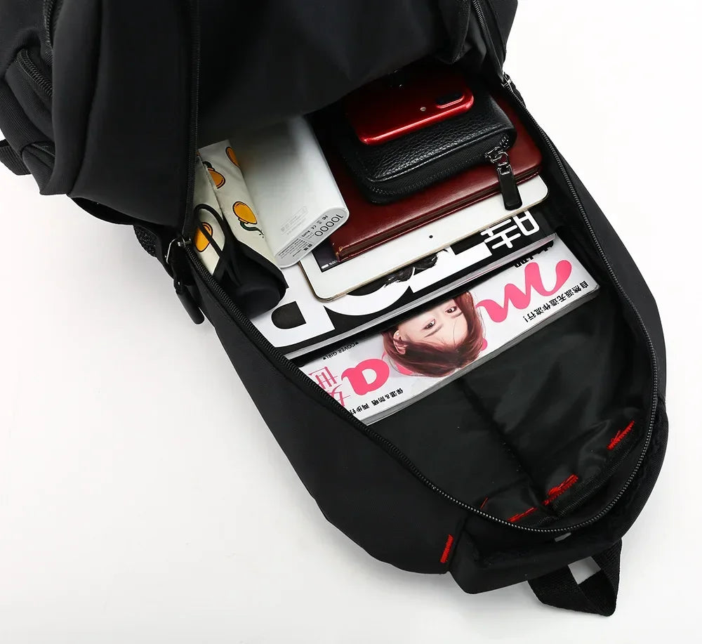Urban Shield: Smart Waterproof Backpack for Business and Casual Travels