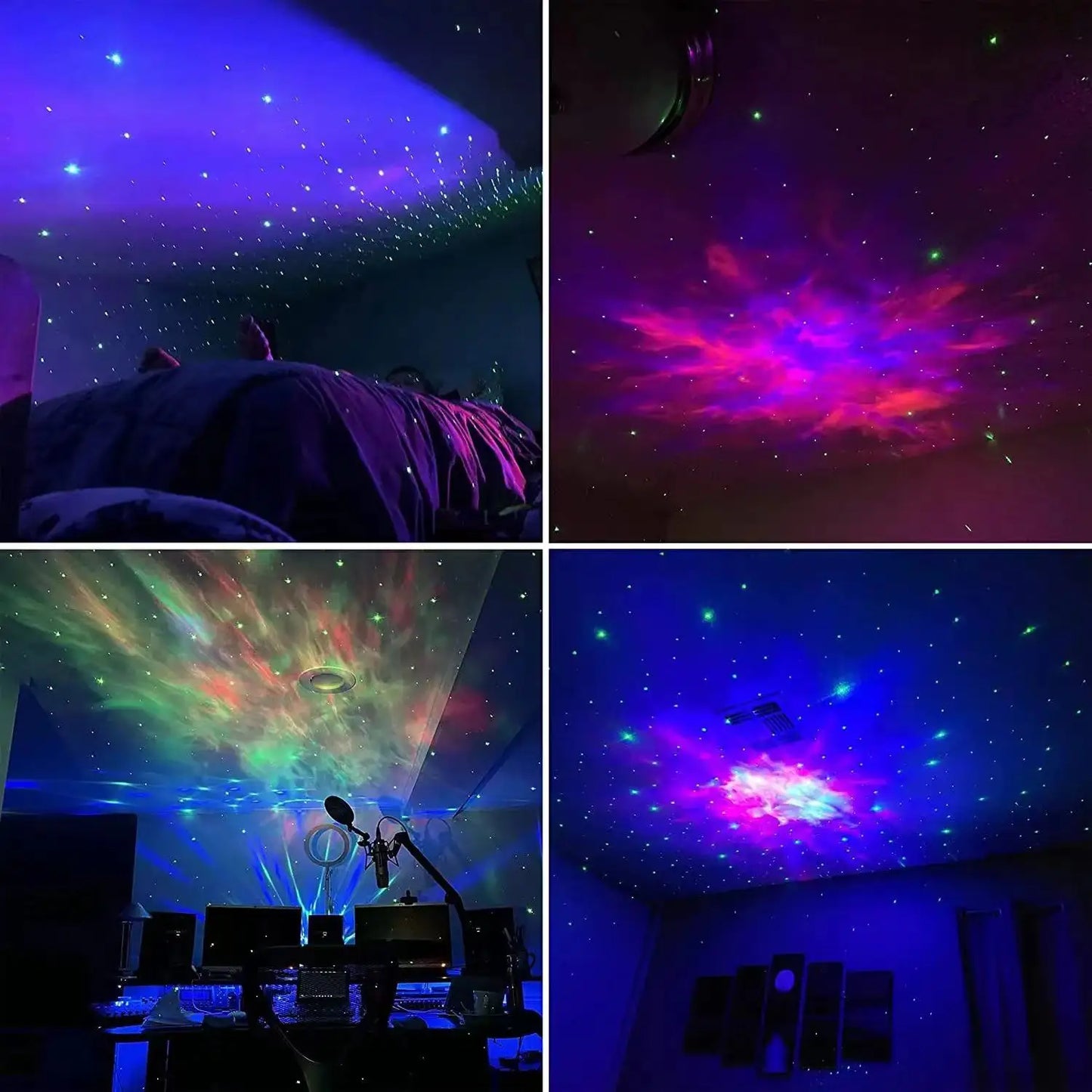 GalacticDream: Rocket Astronaut Starry Sky Projector Lamp