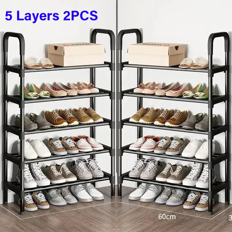 Multipurpose shoe shelf, saves space in the living room or bedroom.
