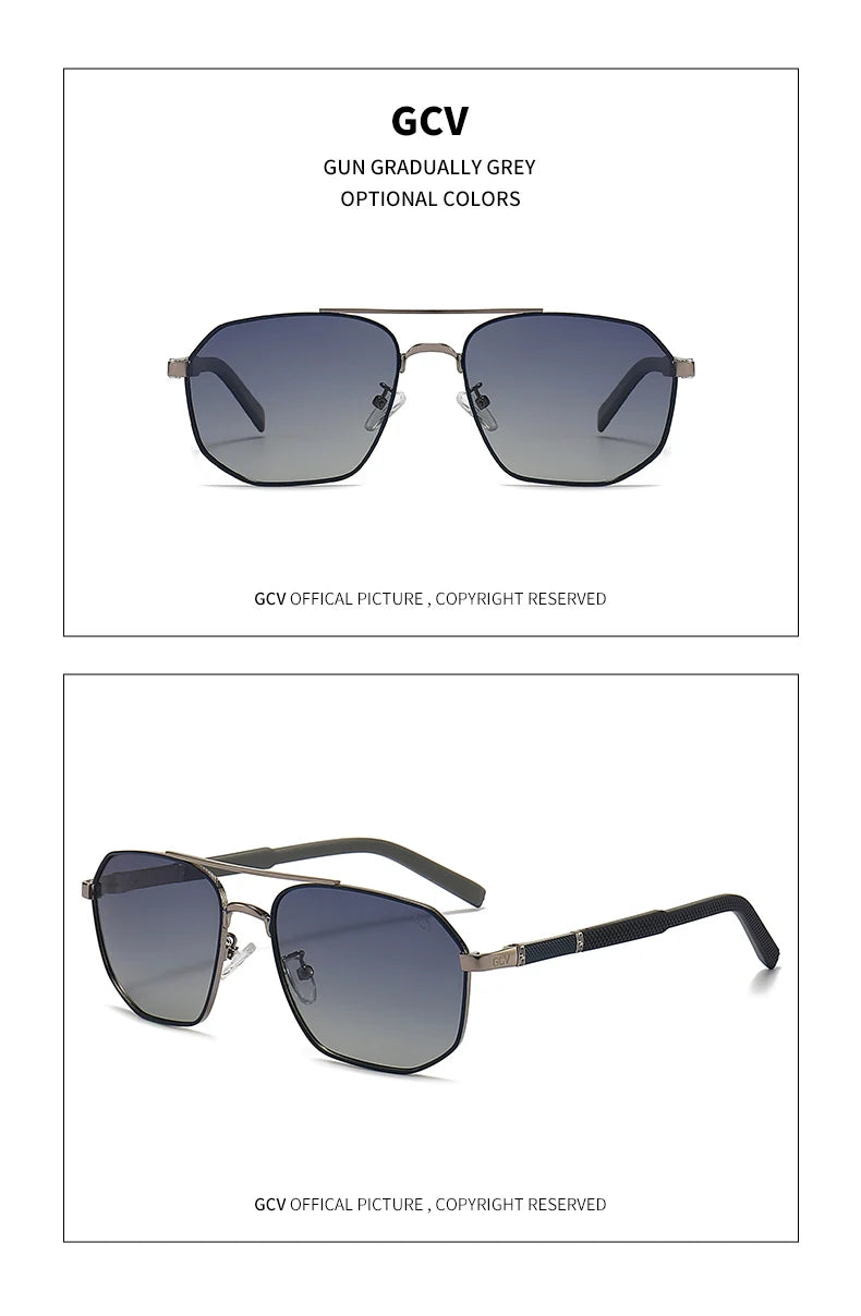 Visionary Elite: Classic Metal Frame Sunglasses for Effortless Style