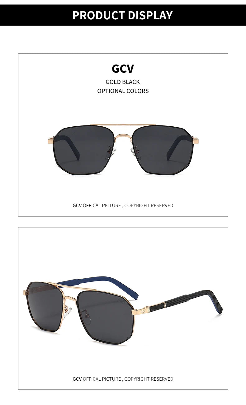 Visionary Elite: Classic Metal Frame Sunglasses for Effortless Style