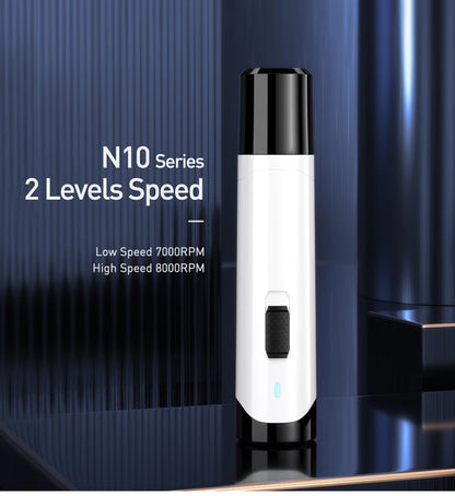 ROJECO N30 Professional Pet Nail Trimmer – Rechargeable Electric Nail Grinder for Dogs & Cats
