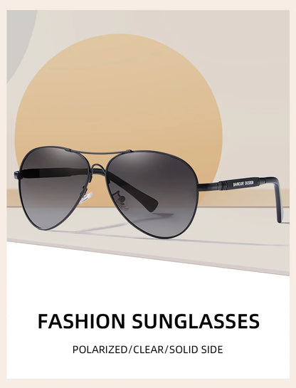 LuxeShade: Fashion-Forward Polarized Eyewear with Mirror Finish for Men & Women