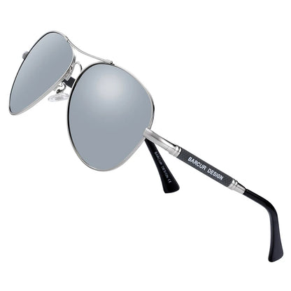 LuxeShade: Fashion-Forward Polarized Eyewear with Mirror Finish for Men & Women