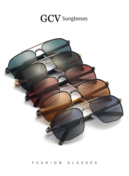 Visionary Elite: Classic Metal Frame Sunglasses for Effortless Style