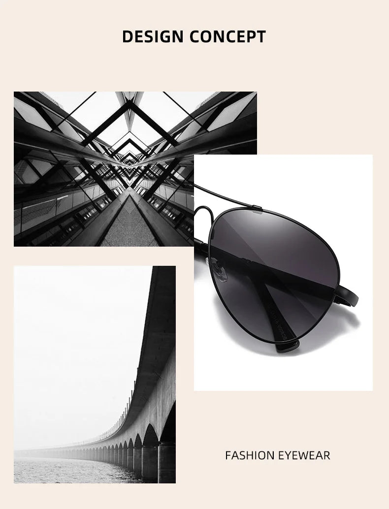 LuxeShade: Fashion-Forward Polarized Eyewear with Mirror Finish for Men & Women