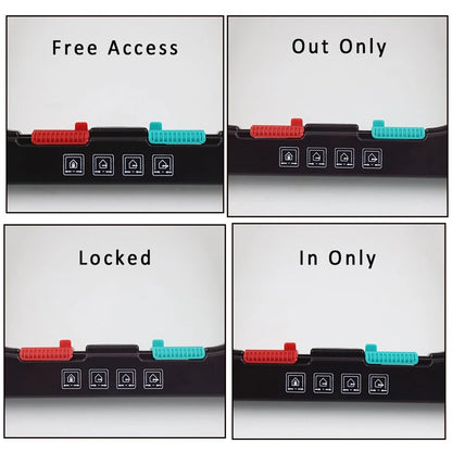 PawsEase Secure Entry Cat Door with 4-Way Locking System