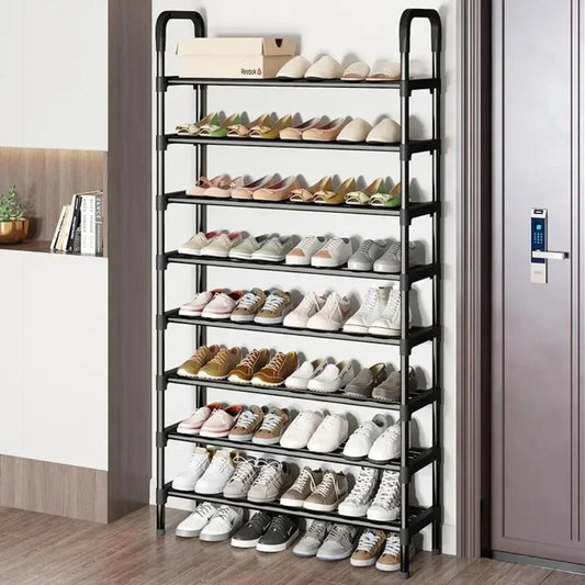 Multipurpose shoe shelf, saves space in the living room or bedroom.