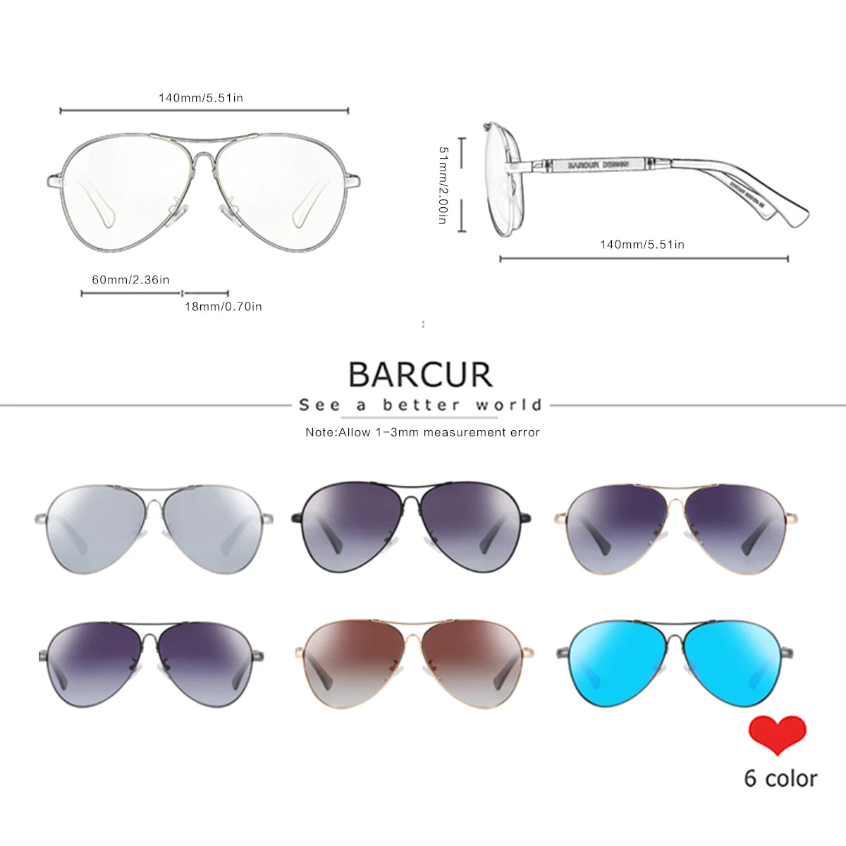 LuxeShade: Fashion-Forward Polarized Eyewear with Mirror Finish for Men & Women