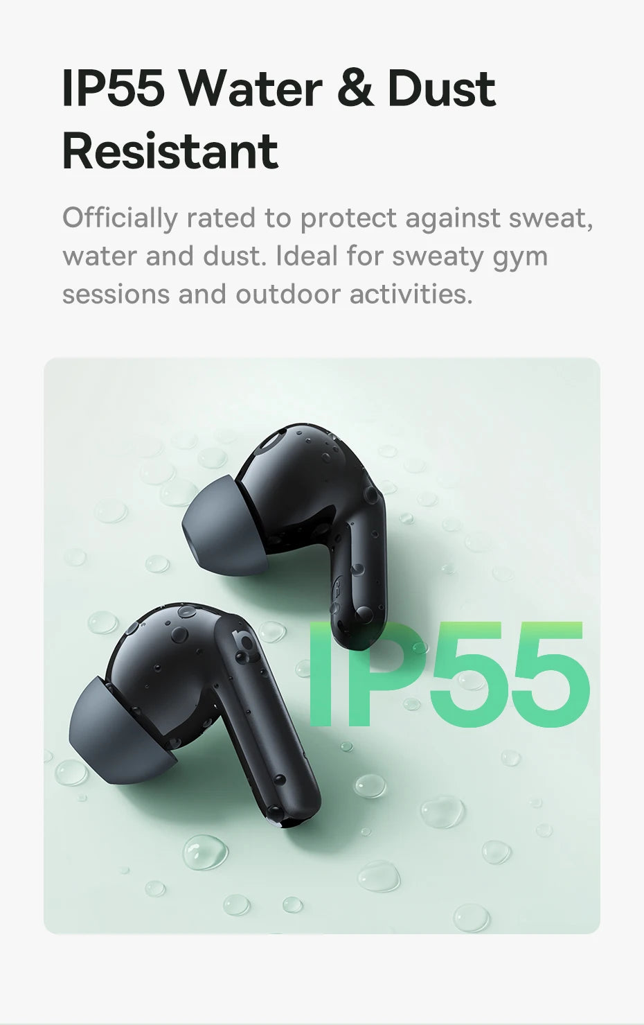 Baseus EP10 Bass Earbuds with Active Noise Cancelling (-43dB) – Bluetooth 6.0 TWS, 4-Mic ENC, Deep Bass & Crystal-Clear Audio