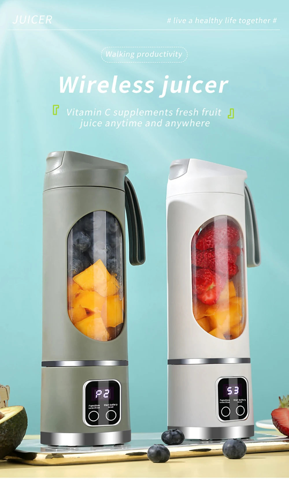 JuicePro Mini Wireless Blender