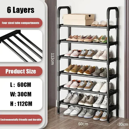 Multipurpose shoe shelf, saves space in the living room or bedroom.