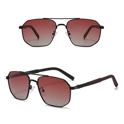 Visionary Elite: Classic Metal Frame Sunglasses for Effortless Style