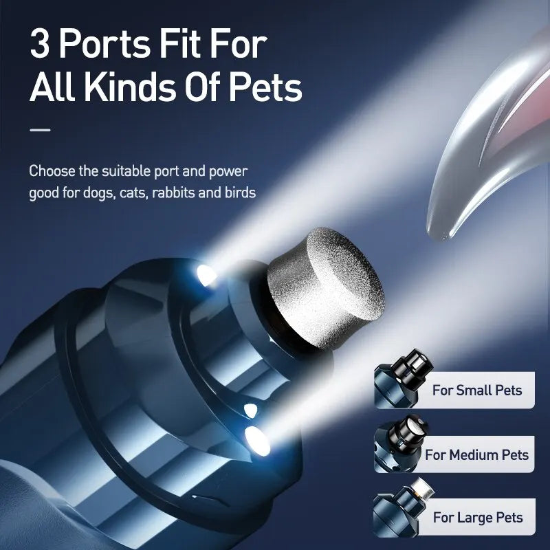 ROJECO N30 Professional Pet Nail Trimmer – Rechargeable Electric Nail Grinder for Dogs & Cats