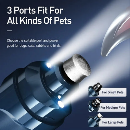 ROJECO N30 Professional Pet Nail Trimmer – Rechargeable Electric Nail Grinder for Dogs & Cats
