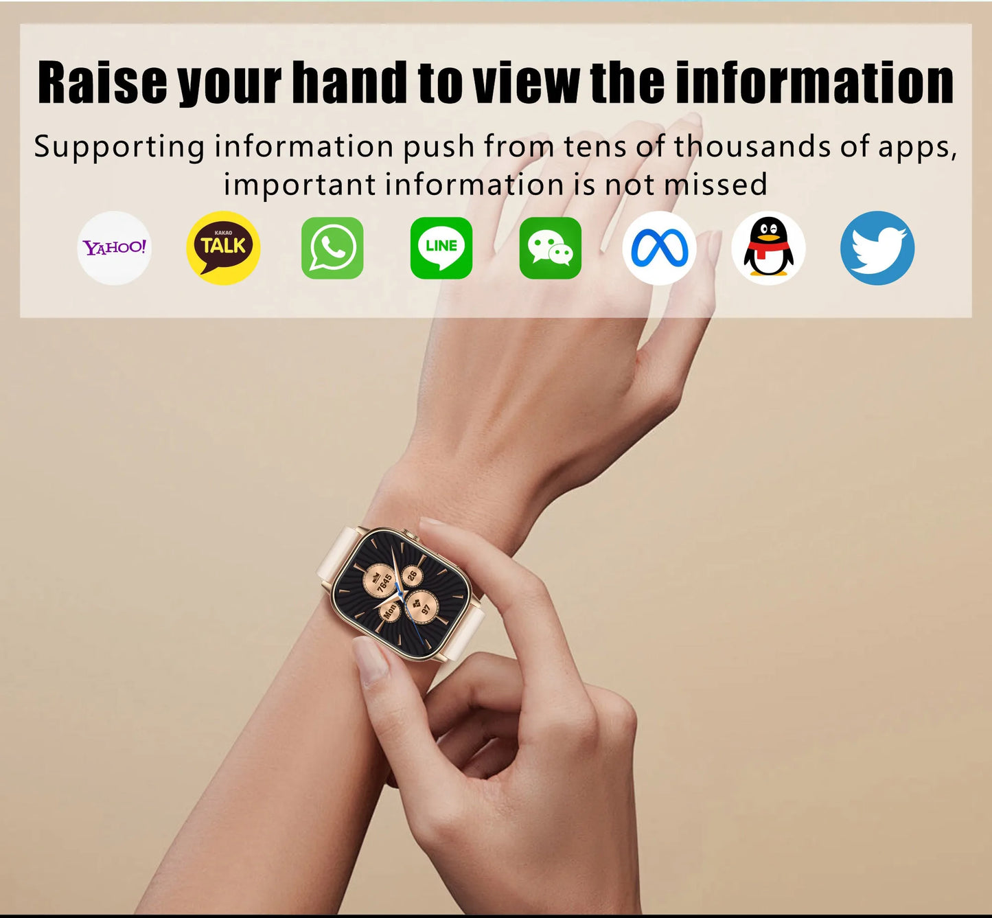 LIGE 2026 Unisex GPS Smart Watch – 2.01" HD Touchscreen, Bluetooth Calling, Fitness & Heart Rate Tracker, IP68 Waterproof for Android/iOS
