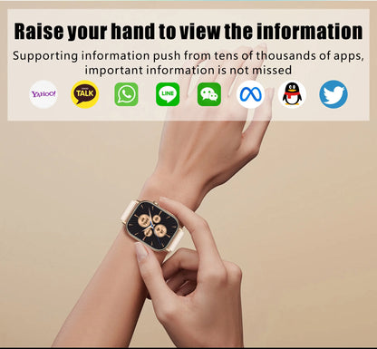 LIGE 2026 Unisex GPS Smart Watch – 2.01" HD Touchscreen, Bluetooth Calling, Fitness & Heart Rate Tracker, IP68 Waterproof for Android/iOS