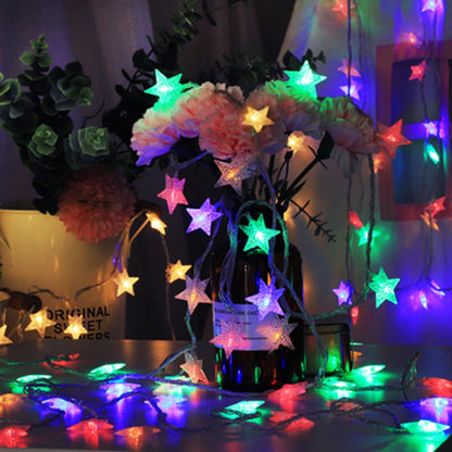 TwinkleTrail LED Star Lights: Perfect for Christmas