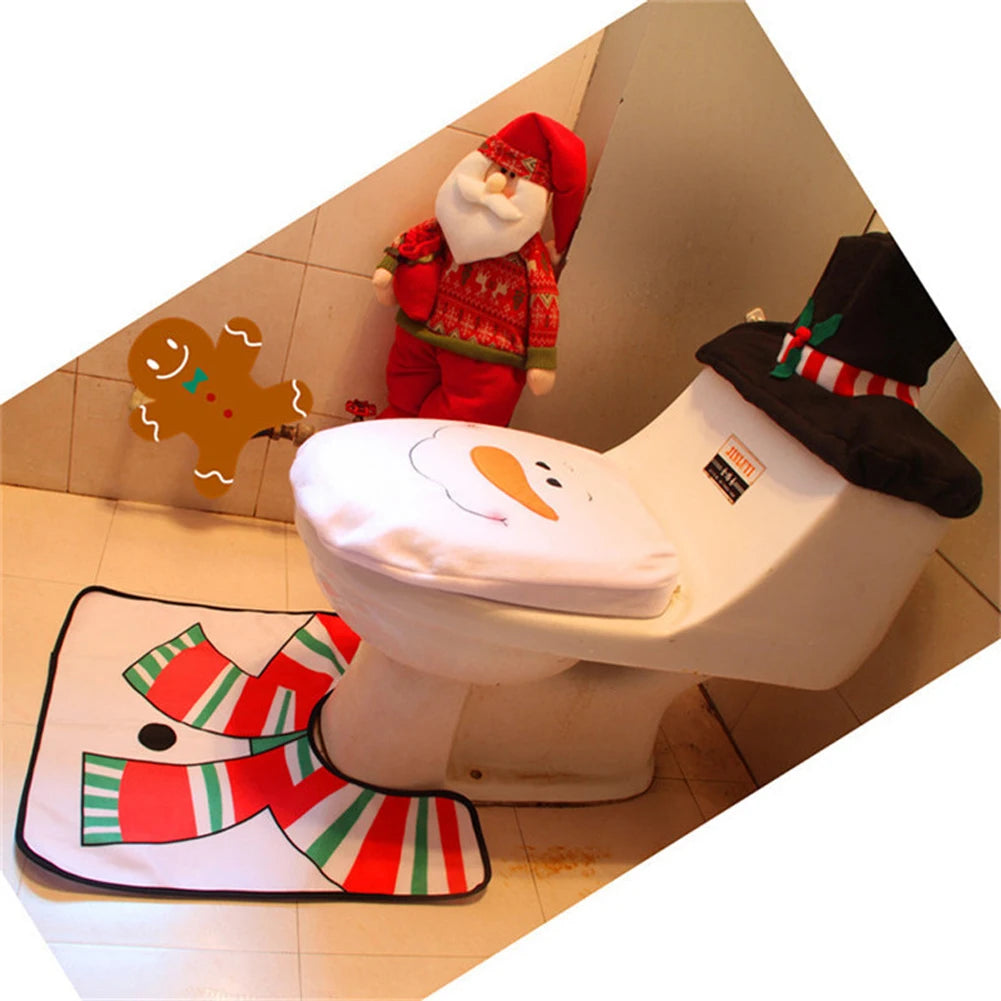 Christmas Cheer Toilet Seat Covers