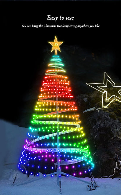 Festive Glow Master: 2.1M Intelligent LED String Lights for Personalized Christmas Cheer