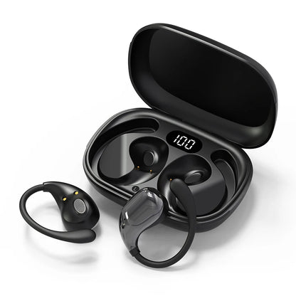 WaveBeat X4 Bluetooth 5.4 Earphones – Waterproof Ear Hook Headphones with HD HiFi Sound, LED Power Indicator & Extended Battery for Active Lifestyles
