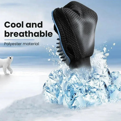 2-in-1 Pet Grooming Glove – Effortless Fur Removal & Soothing Massage for Dogs & Cats