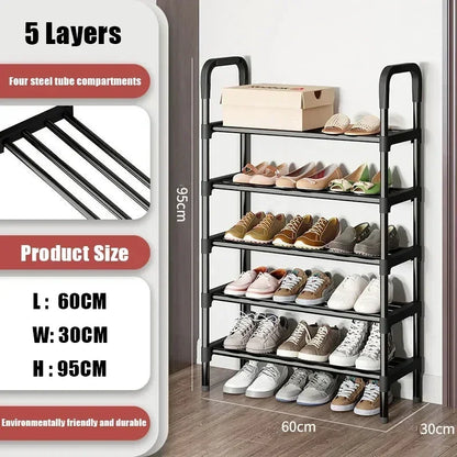 Multipurpose shoe shelf, saves space in the living room or bedroom.