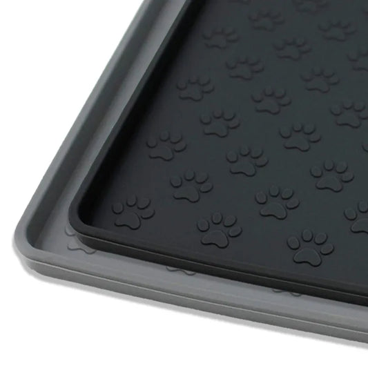 PawGuard Silicone Feeding Mat: Waterproof Pet Bowl Pad