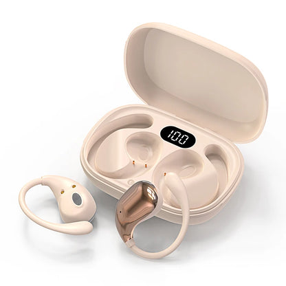 WaveBeat X4 Bluetooth 5.4 Earphones – Waterproof Ear Hook Headphones with HD HiFi Sound, LED Power Indicator & Extended Battery for Active Lifestyles