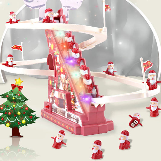 Festive Ascender: Electric Santa Claus Doll with Music and Climbing Action for Holiday Cheer