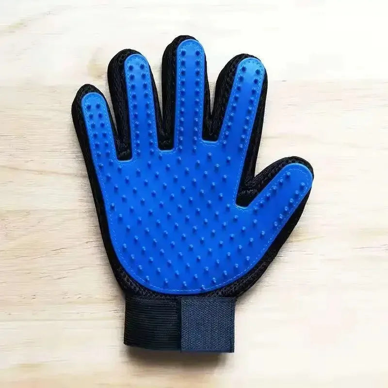 2-in-1 Pet Grooming Glove – Effortless Fur Removal & Soothing Massage for Dogs & Cats