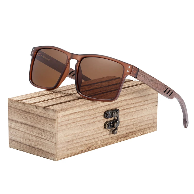 NatureGuard: Sustainable Wood Sunglasses for Ultimate Sun Protection